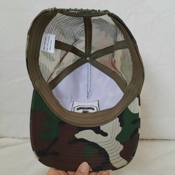 Toyota Trucks embroidered patch camo snapback trucker hat - Picture 10 of 11